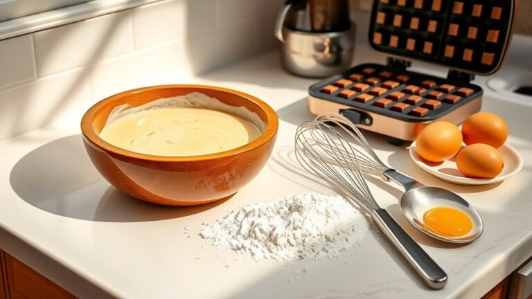 perfect waffles in three steps