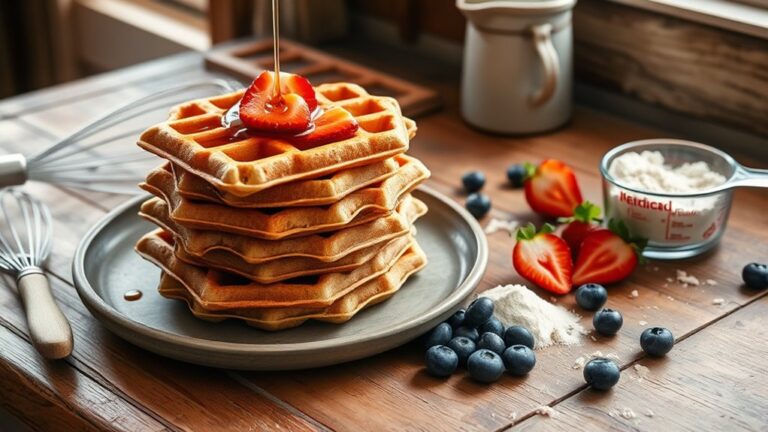 perfect whole grain waffles