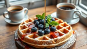 perfect wholemeal waffle recipe