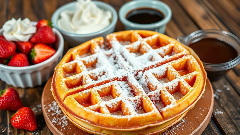 perfecting waffle ingredient ratios