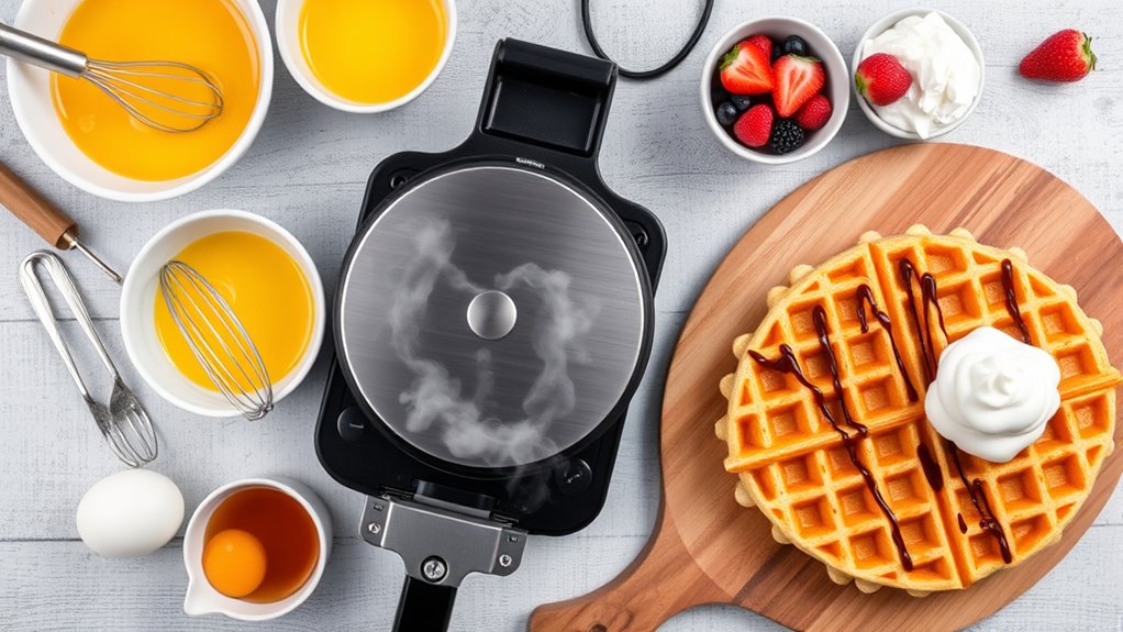 perfectly cook bubble waffles