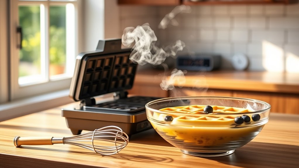 perfectly cook your waffles