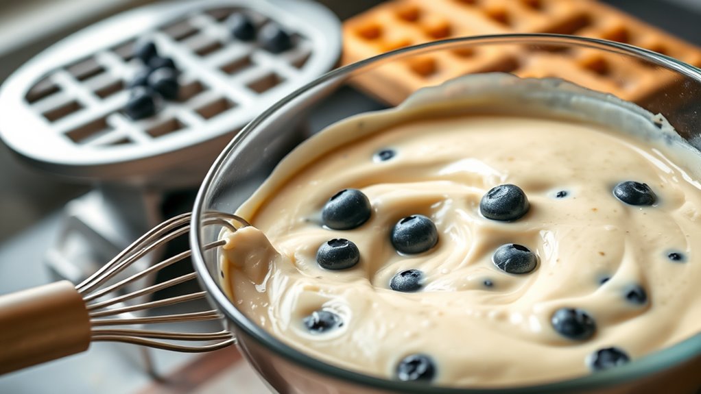 perfectly cooked crispy waffles