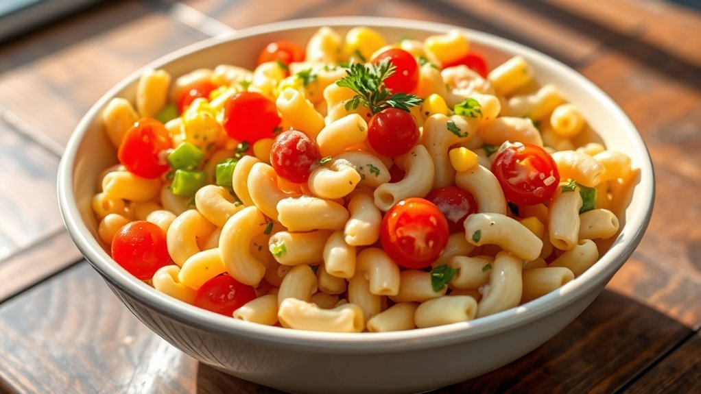 perfectly cooked macaroni pasta