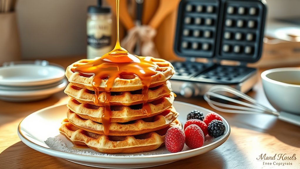 perfectly cooked waffle instructions