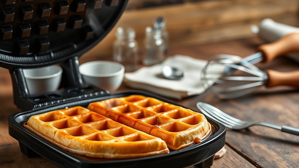 perfectly cooked waffles every time