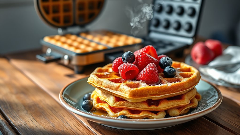 perfectly cooked waffles instructions