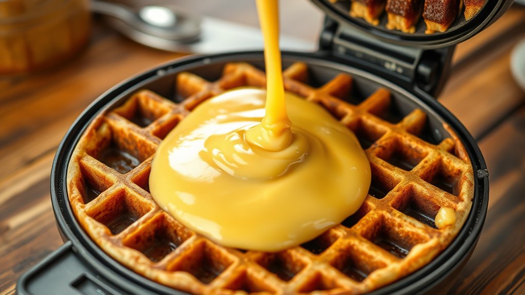 perfectly cooked waffles technique