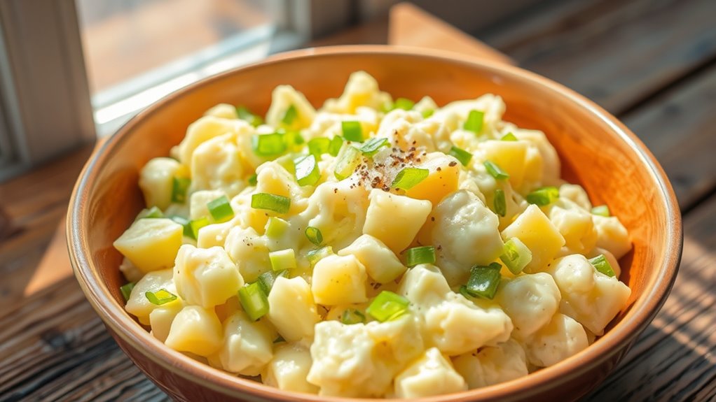 perfectly crafted potato salad