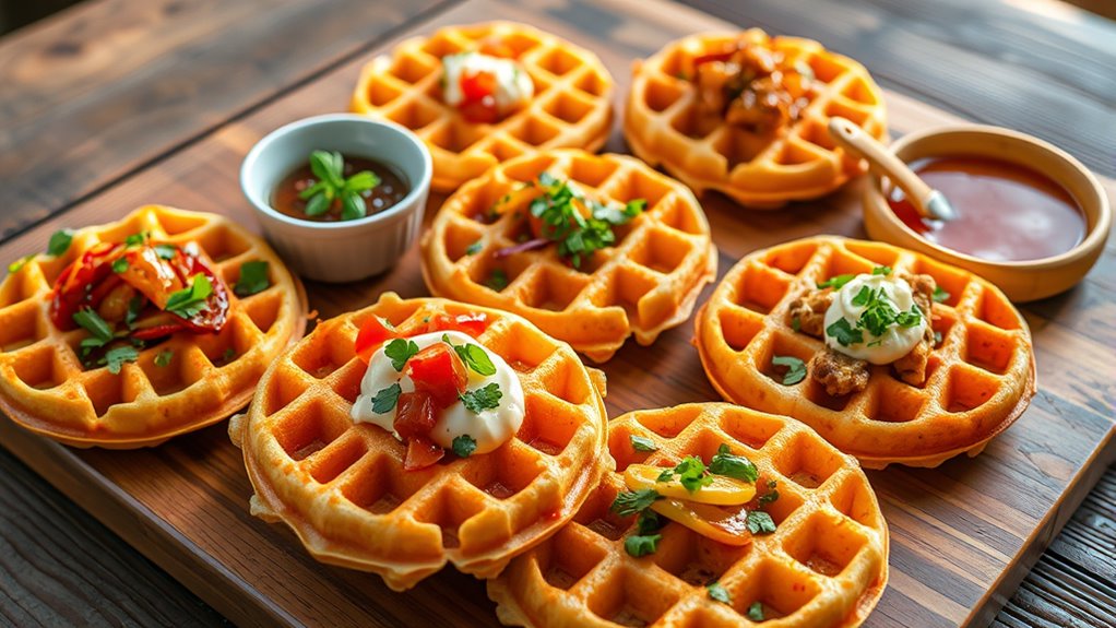 perfectly crispy custom waffles