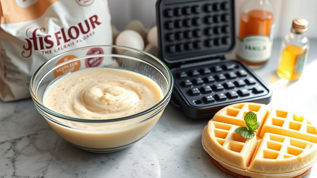 perfectly crispy waffle technique