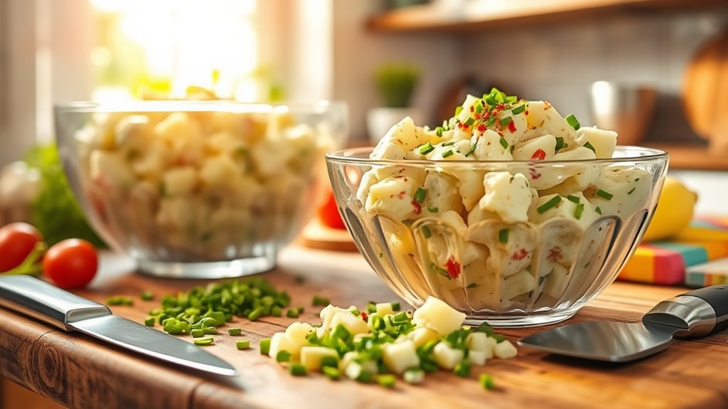 perfectly prepared potato salad