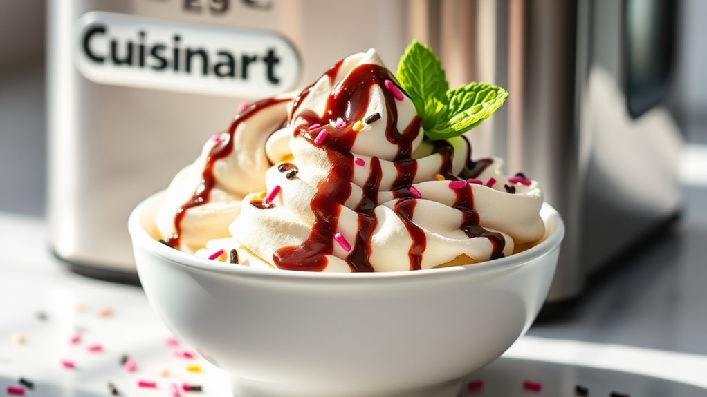 perfectly presented soft serve