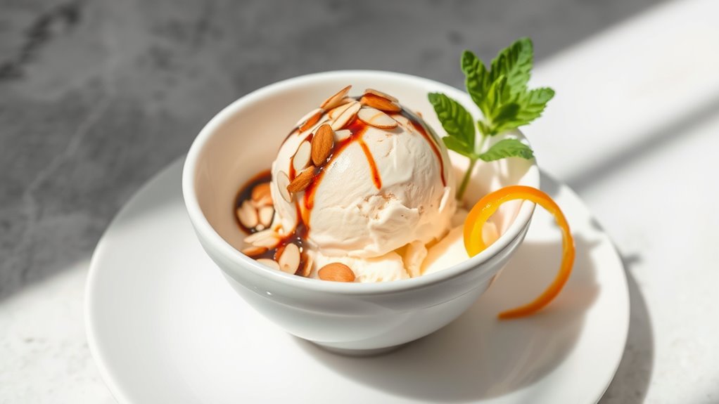 perfectly serve almond ice cream