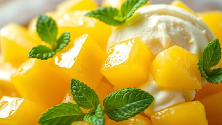 pineapple ice cream topping