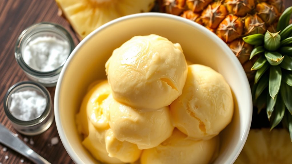 pineapple topping for ice cream