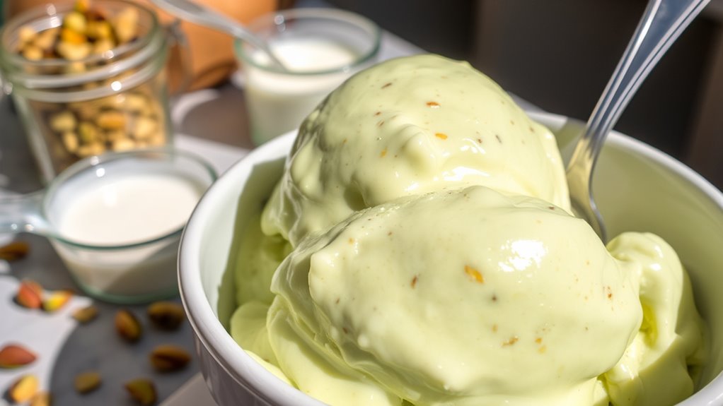 pistachio ice cream ingredients detailed