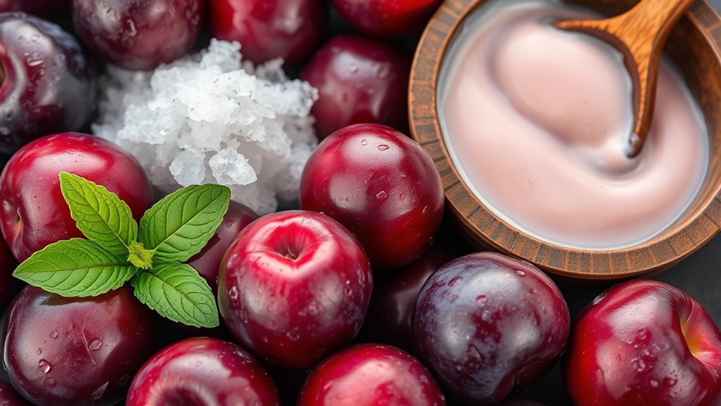 plum ice cream ingredients guide