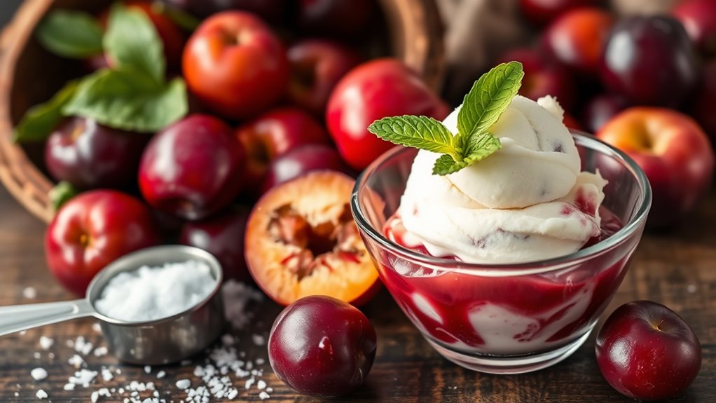 plum ice cream ingredients guide