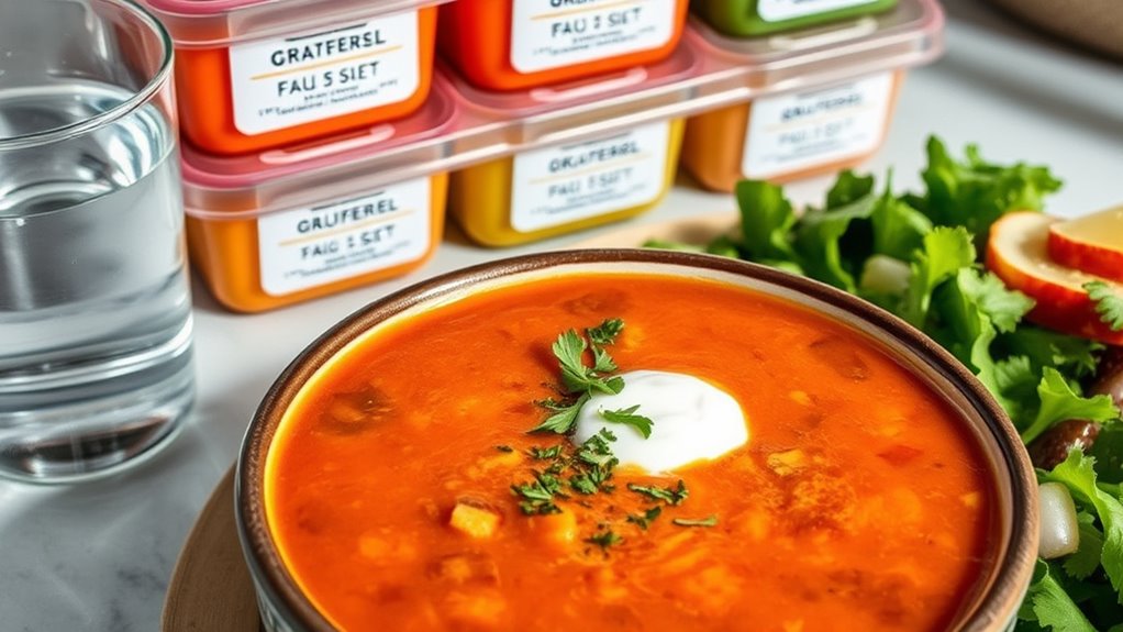 portion control and hydration