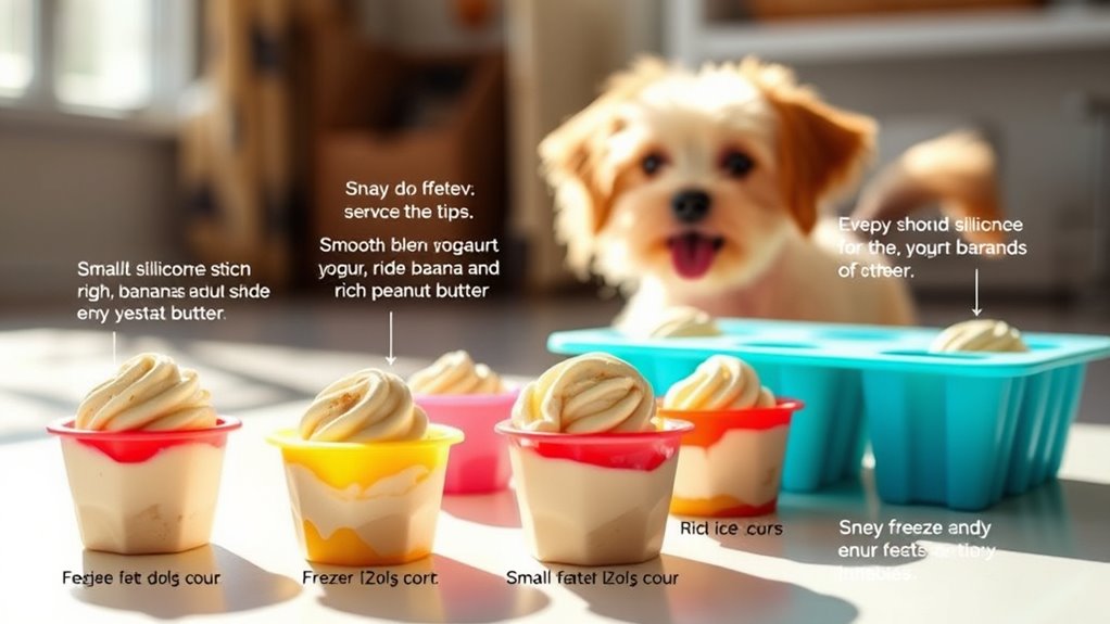 portion controlled dog ice cream