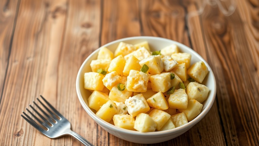 potato preparation and seasoning