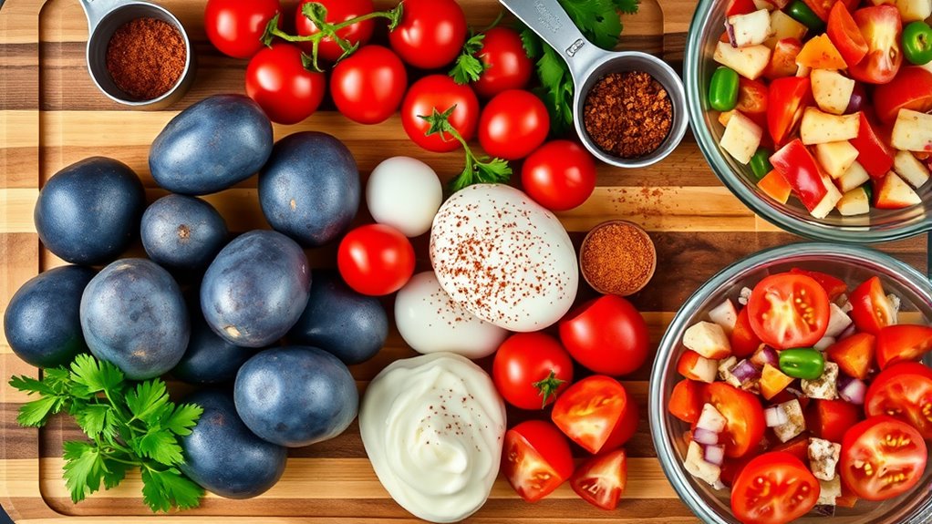 potato salad ingredient options