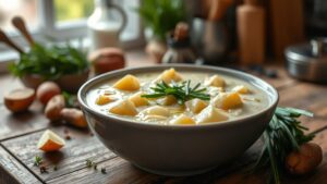 potato soup milk free recipe
