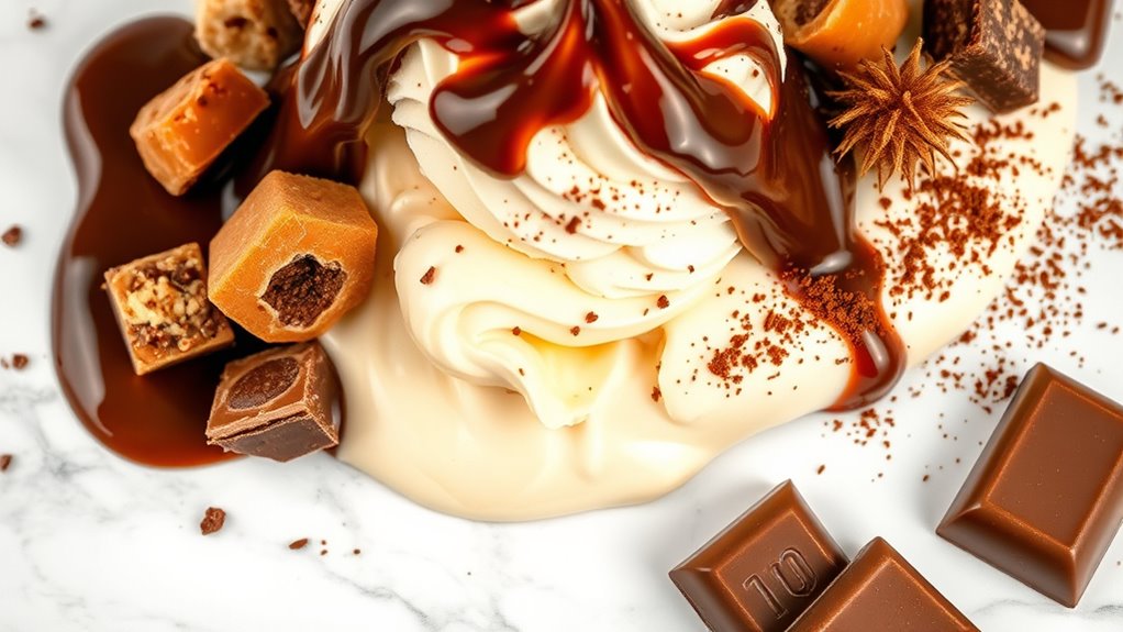 precise ingredients for ice cream