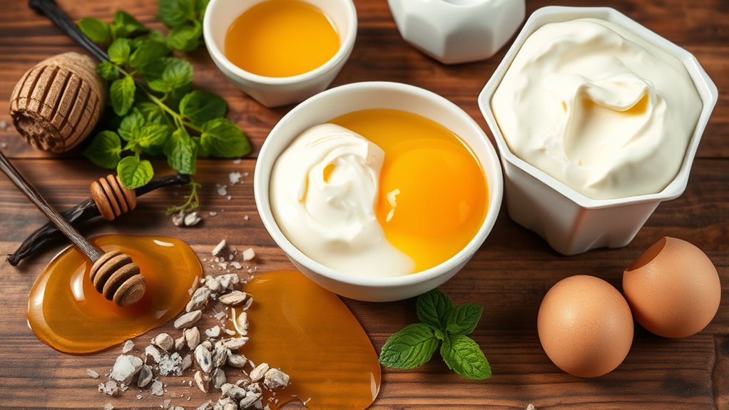 precise ingredients for ice cream