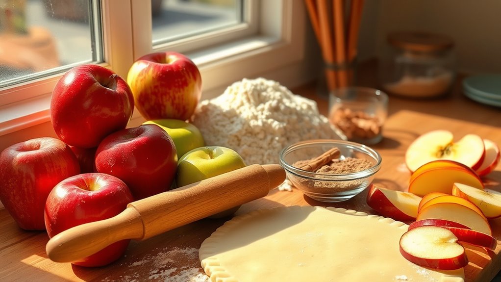 prep ingredients and tools