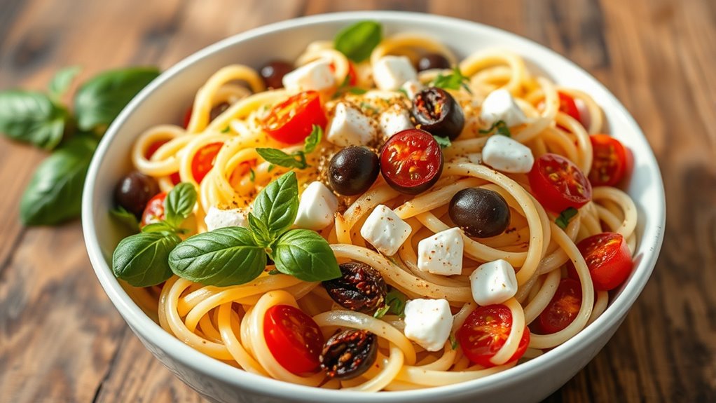 prep ingredients choose pasta