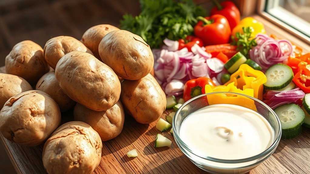prep ingredients for cooking