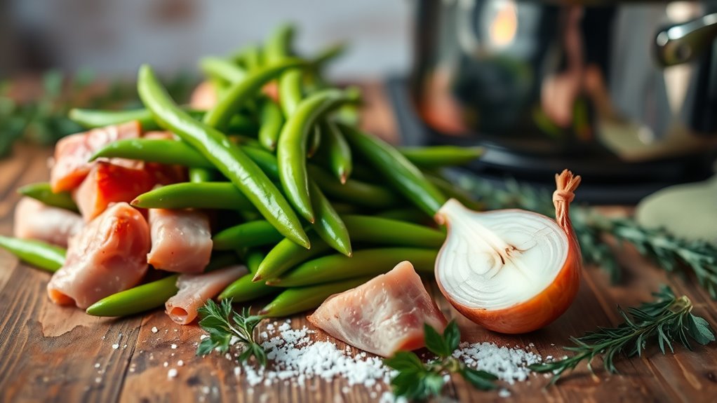 prep ingredients for soup