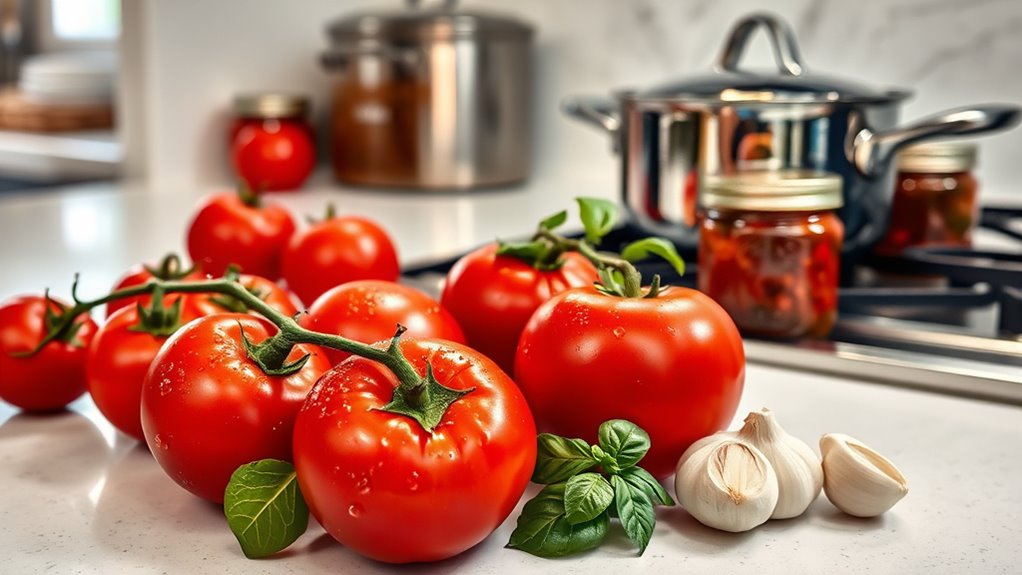 prep tomatoes for soup