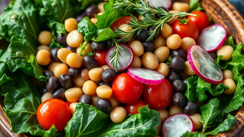 prepare beans for salad