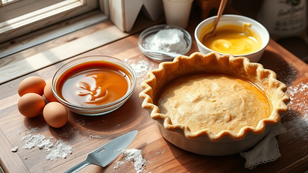 prepare chess pie crust