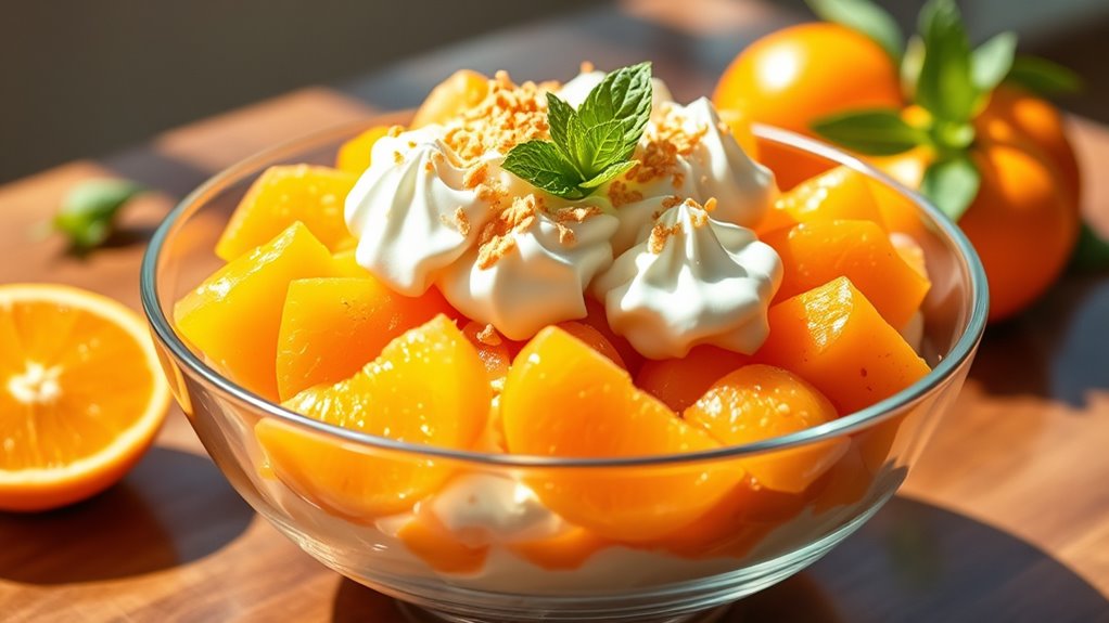 prepare creamy citrus mixture