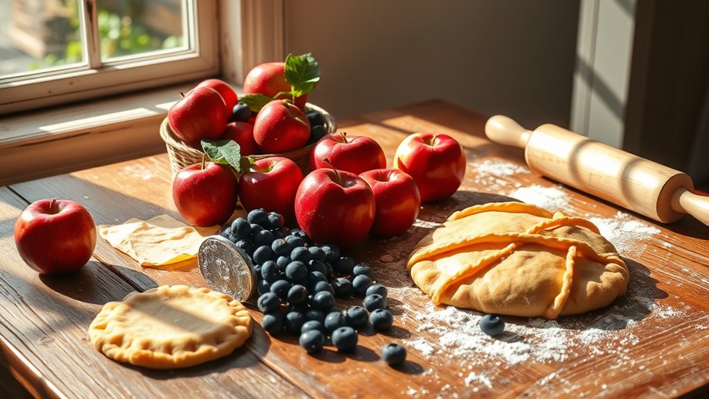 prepare crust and filling