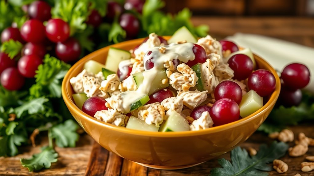 prepare fresh salad ingredients