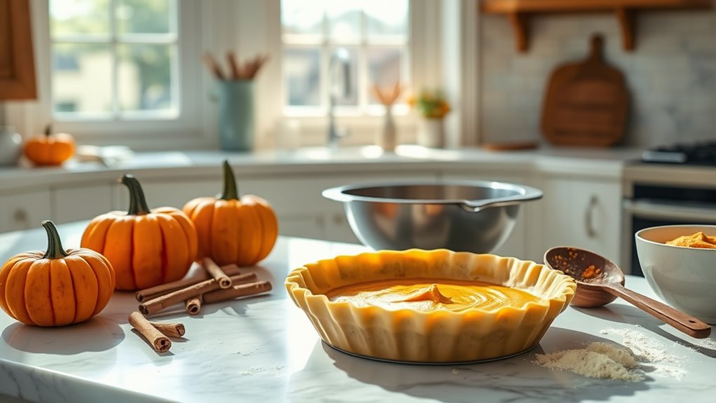 prepare ingredients and workspace