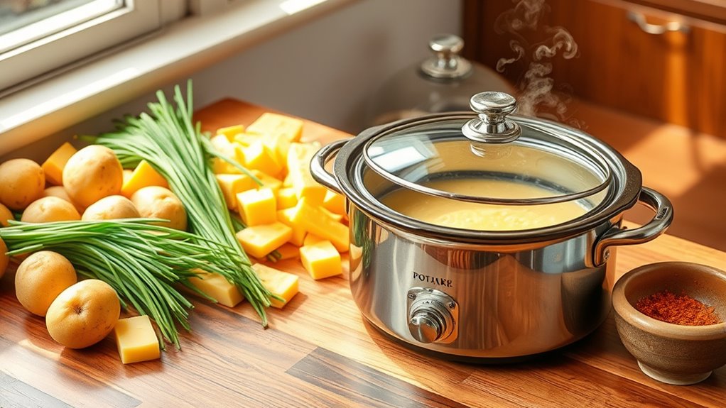 prepare ingredients cook slowly