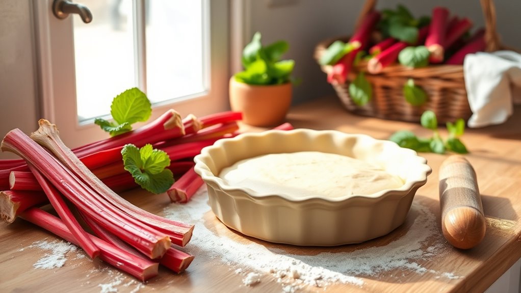 prepare ingredients for baking