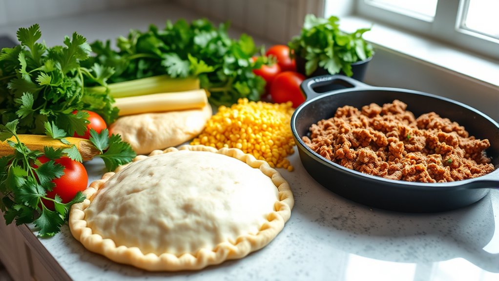 prepare ingredients for taco