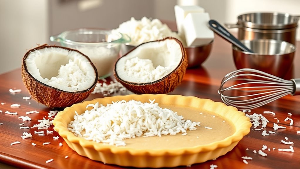 prepare kitchen and ingredients