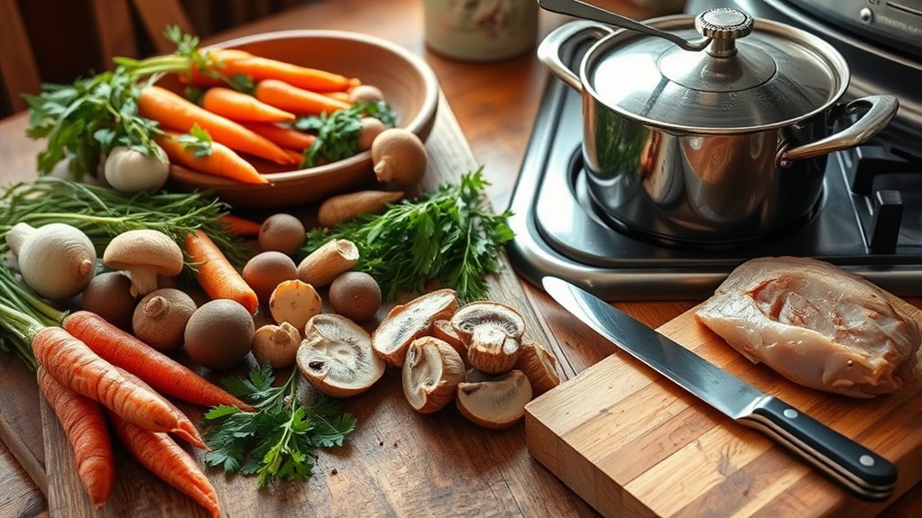 prepare pheasant for broth