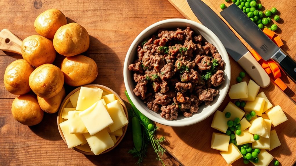 prepare savory shepherd s pie