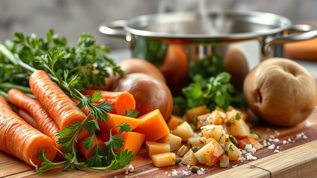 prepare soup with precision