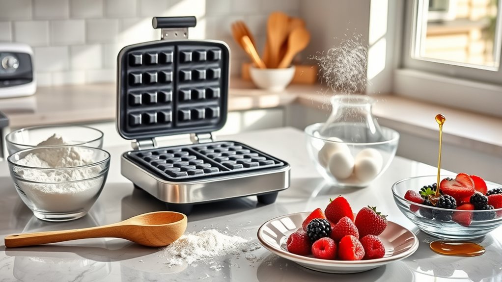 prepare workspace and ingredients