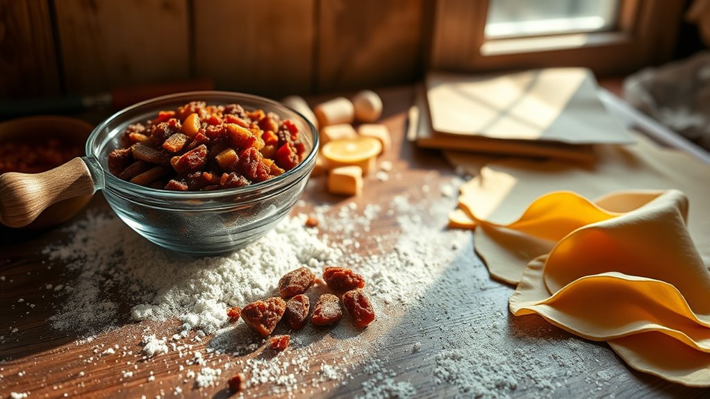 prepare workspace and ingredients